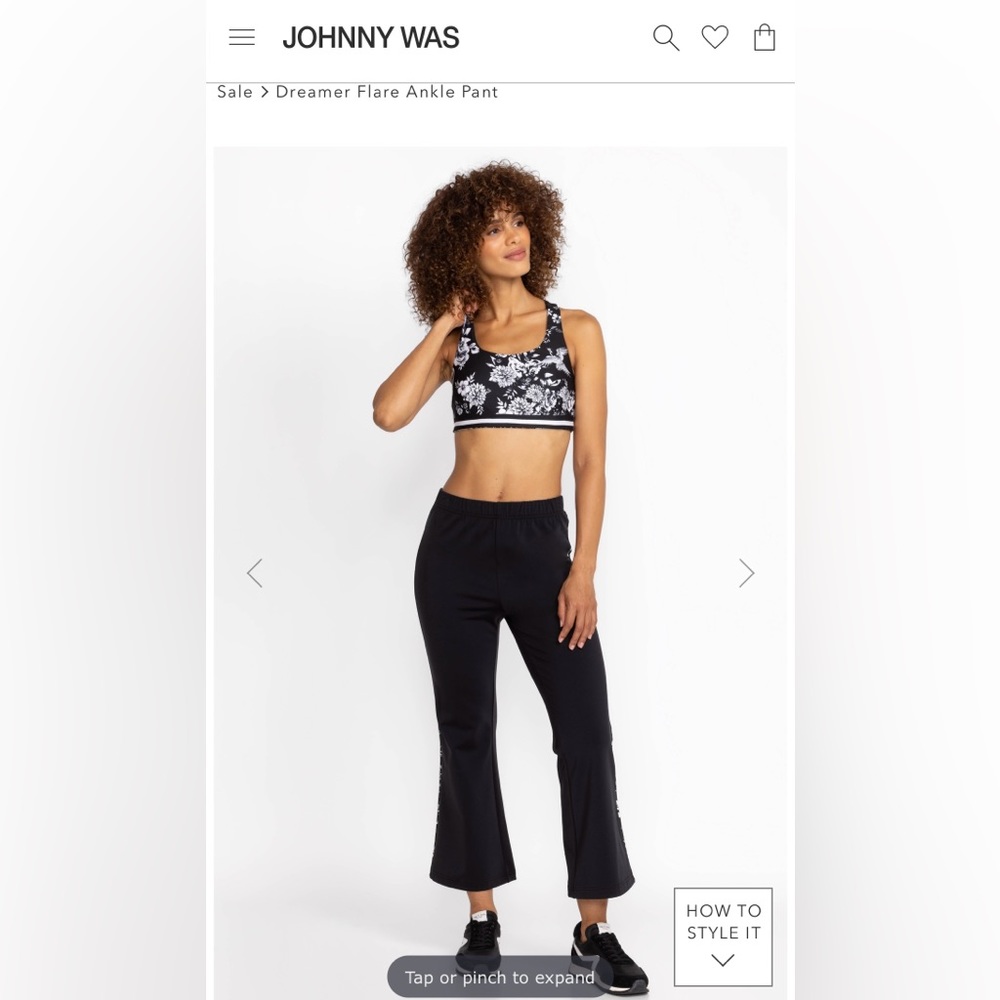 Johnny Was Flare Ankle Pant (Dreamer pattern)